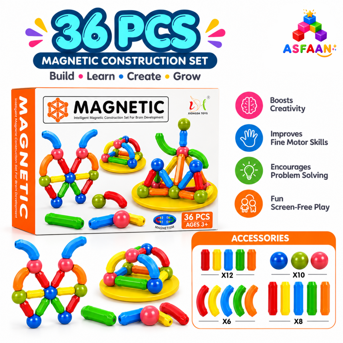 Magnetic Building Blocks – Build & Create
