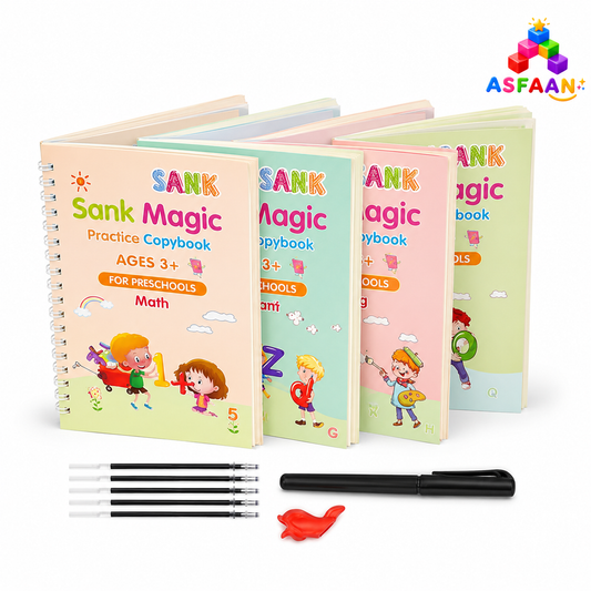 Magic Practice Copybooks – 4 Books Set for Kids