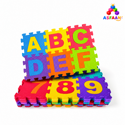36 PCs Eva Puzzle Mats Alphanumeric(ABC, 123)