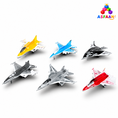 6pc Mini Diecast Fighter Jets Toy Set
