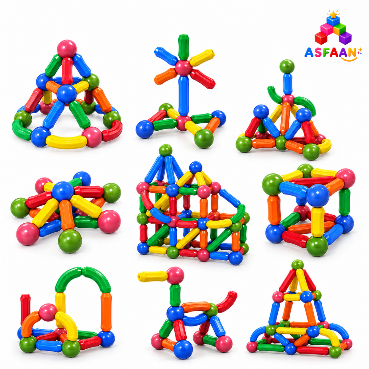 Magnetic Building Blocks – Build & Create