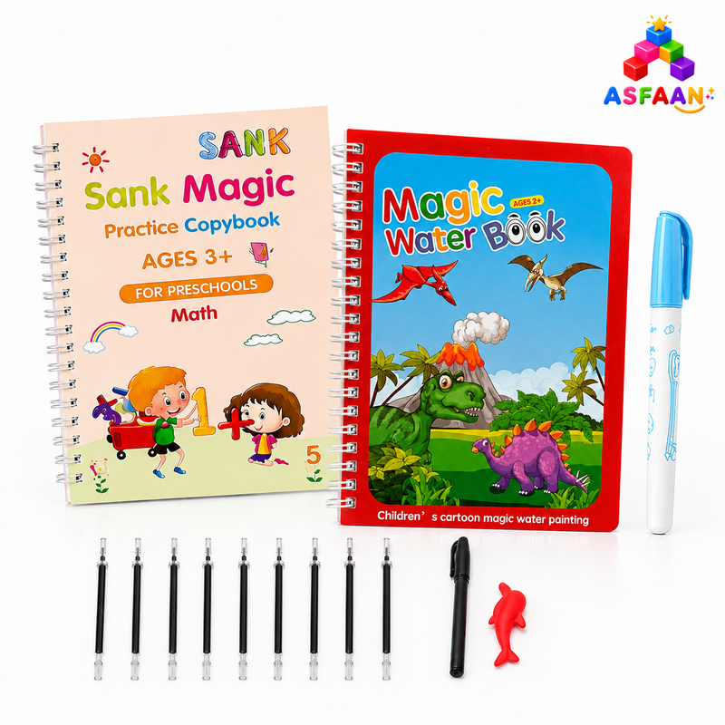 Sank Magic Book + Magic Drawing Book Combo for just 1,099/-
