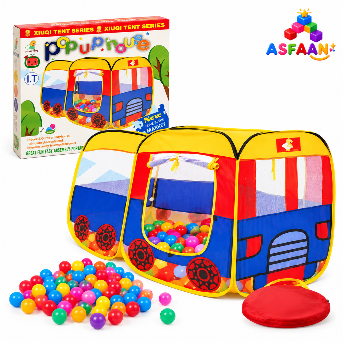 Kids Pop-Up Bus Play Tent House – A Little World of Big Adventures!