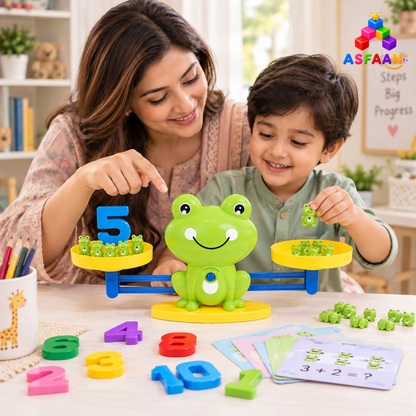 Frog Balance Scale Game - Number Learning Toy for Kids
