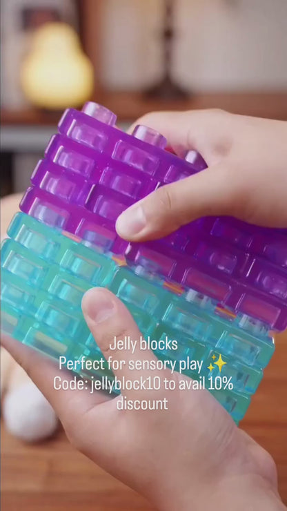 40 PCS Sensory Soft Gummy Blocks