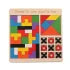 Wooden 3 in 1 Puzzle Toy (Tetris, Tangram & Tic-Tac-Toe)
